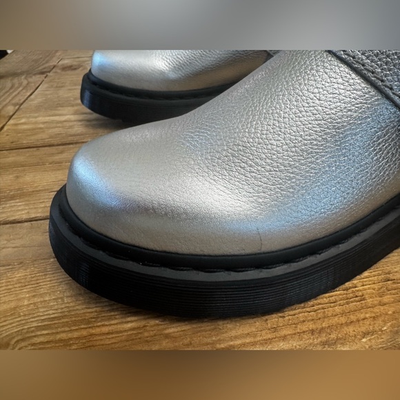 DR. MARTEN’S LAKETEN SLINGBACK MULE $150 New Metallic Tumble Women’s 9 Men’s 8 - Picture 8 of 11